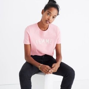 Madewell Pink Femme Tee